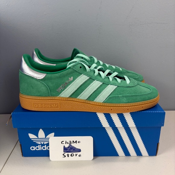 adidas Shoes - Adidas Handball Spezial Sneaker Shoes Court Green Mint Gum JS2908 Women's Sz